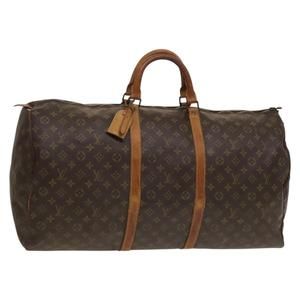 LOUIS VUITTON Monogram Keepall 60 Boston Bag Vintage M41422 LV Auth 133824